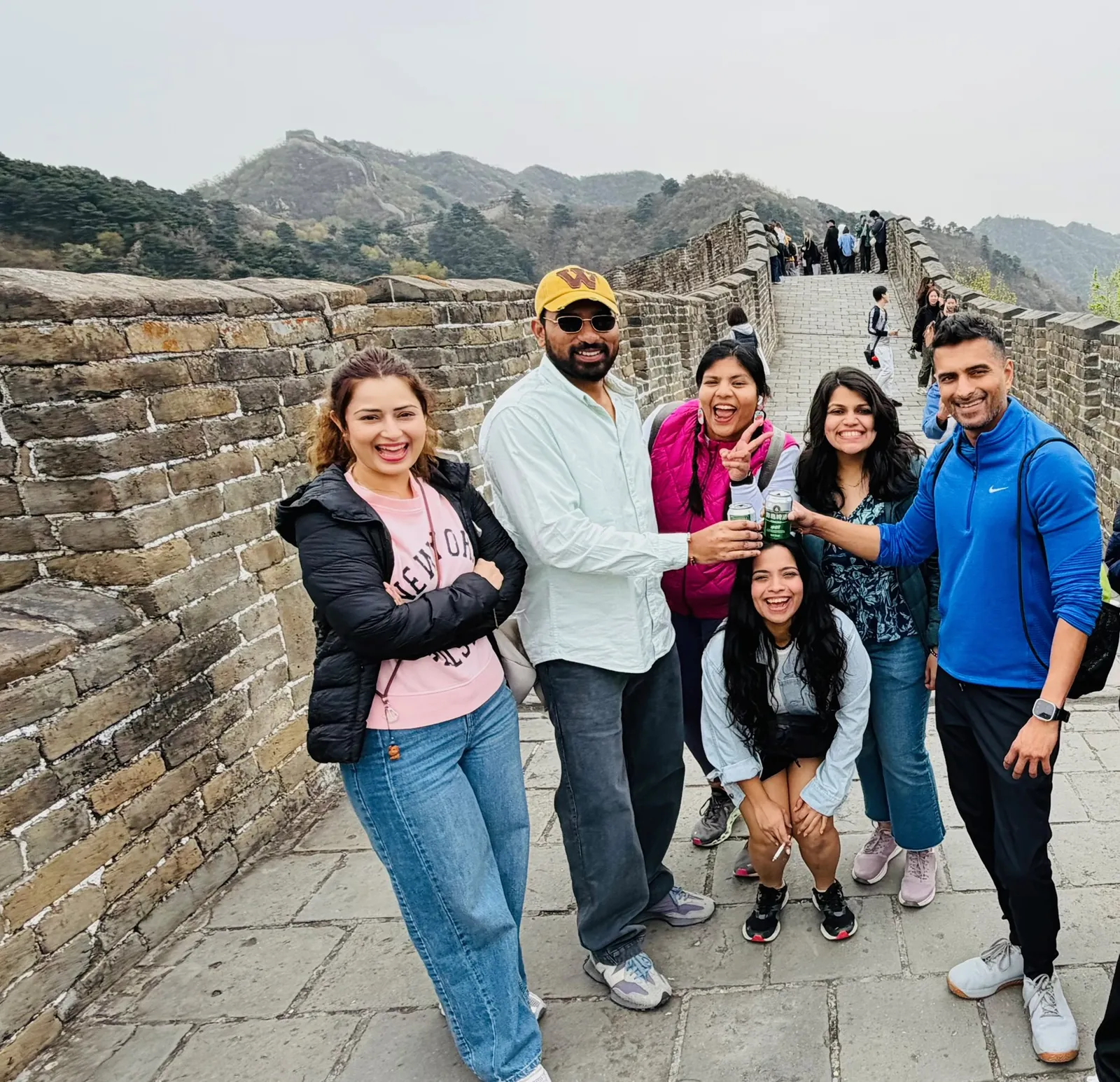 China group trip with One in the Orange Jacket.