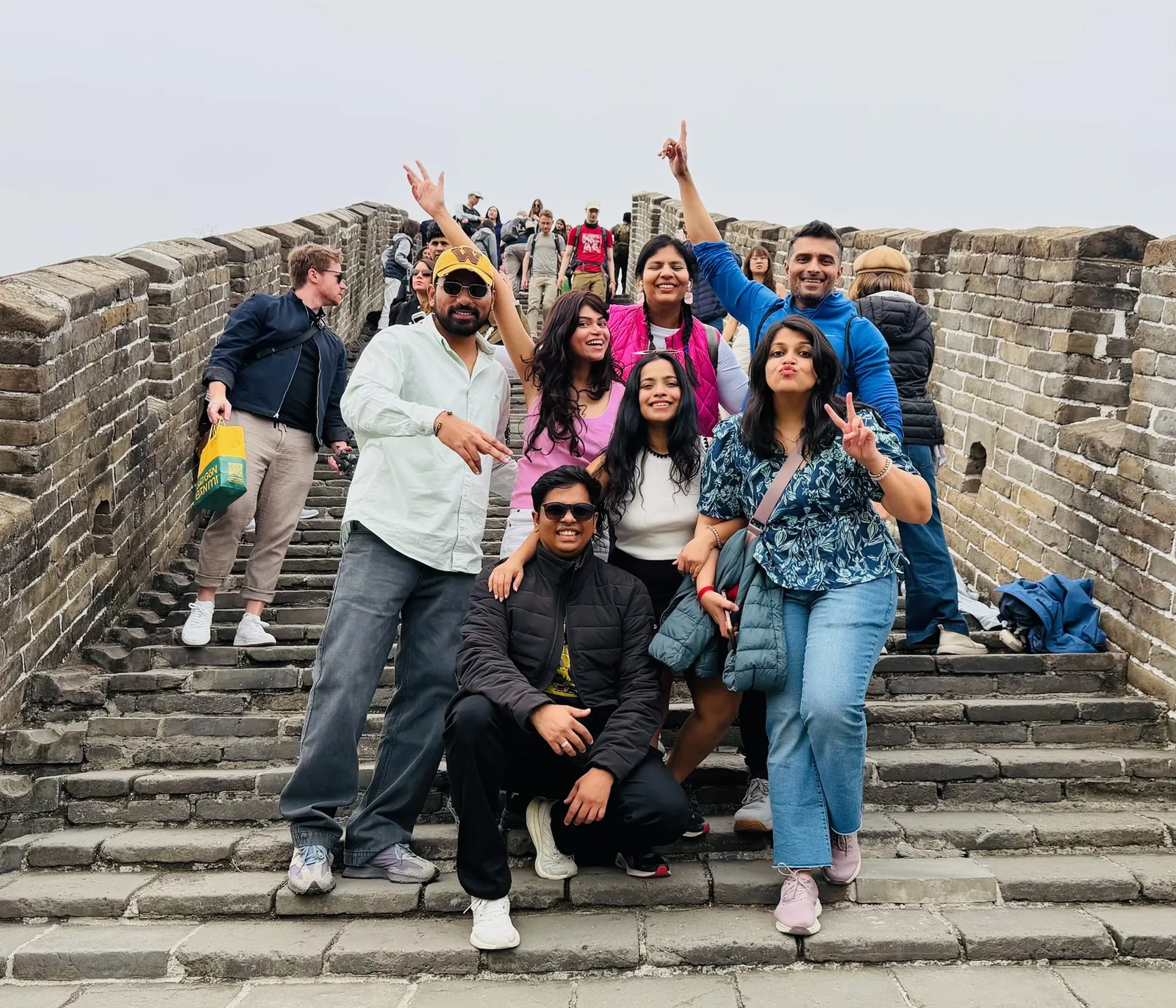 China group trip with One in the Orange Jacket.