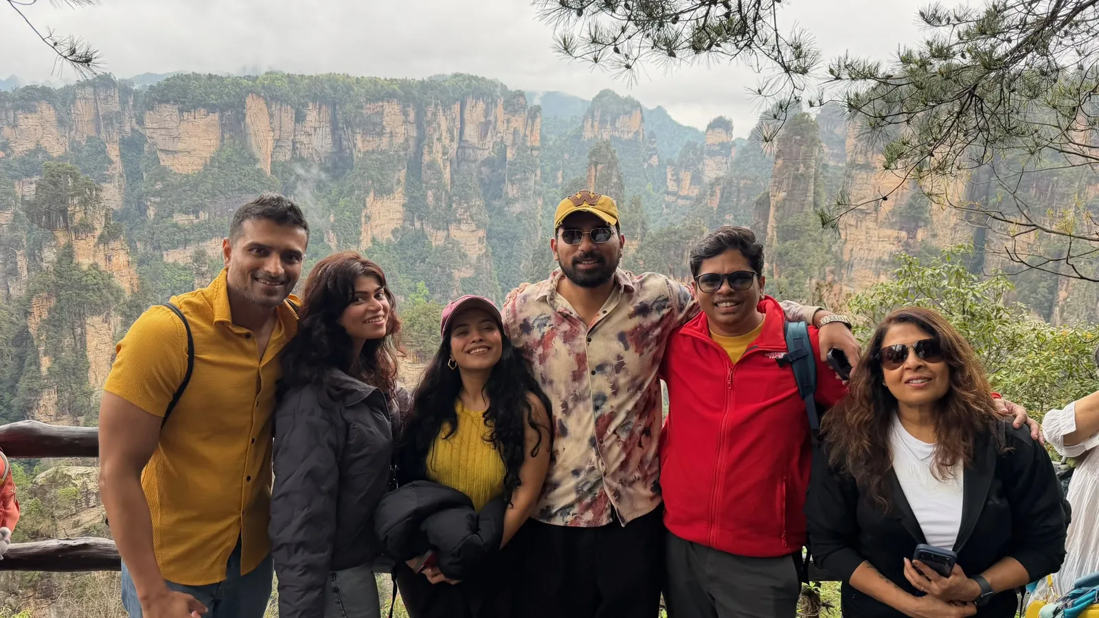 China group trip with One in the Orange Jacket.