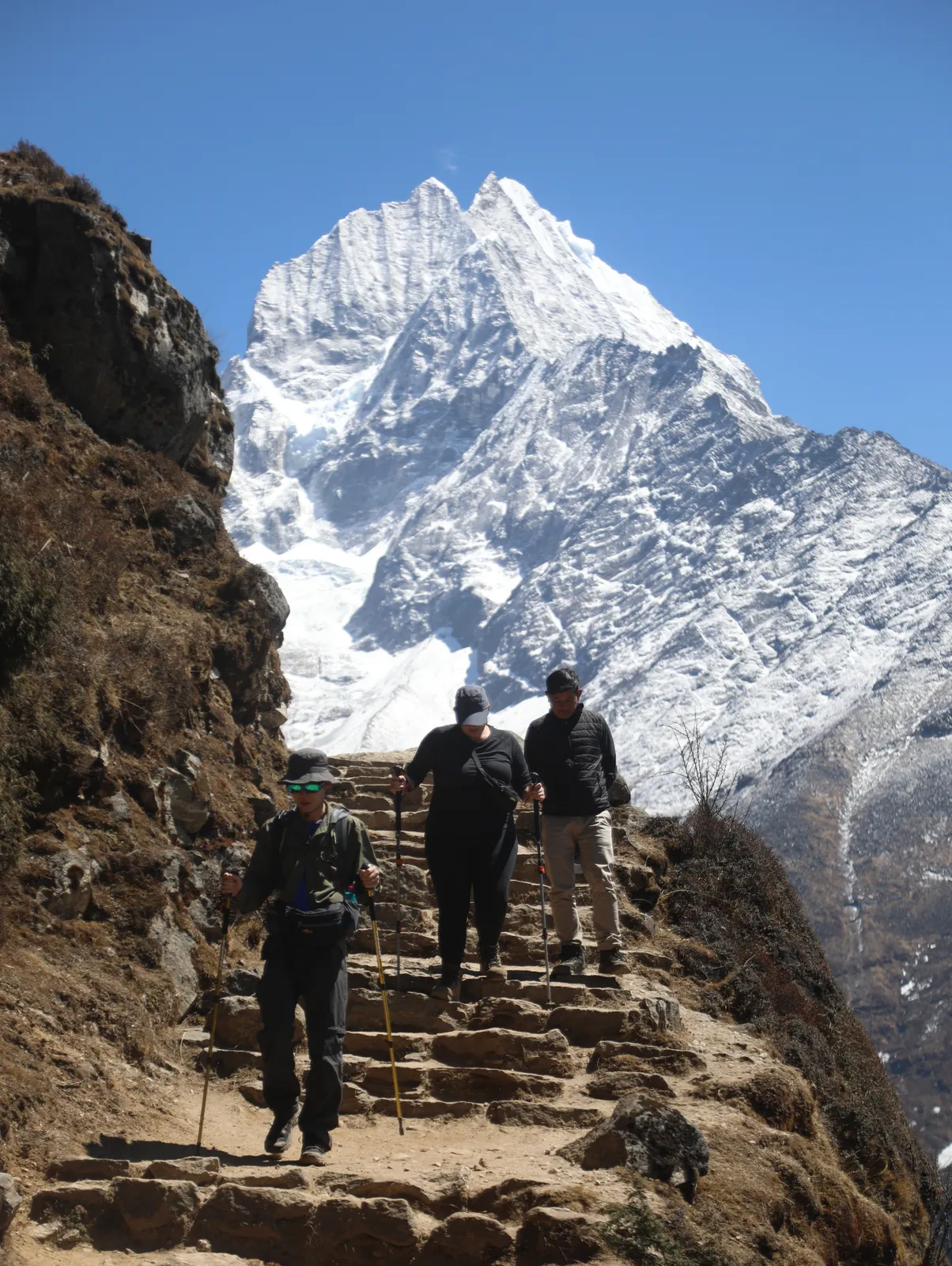 Everest Base Camp group trip with One in the Orange Jacket.