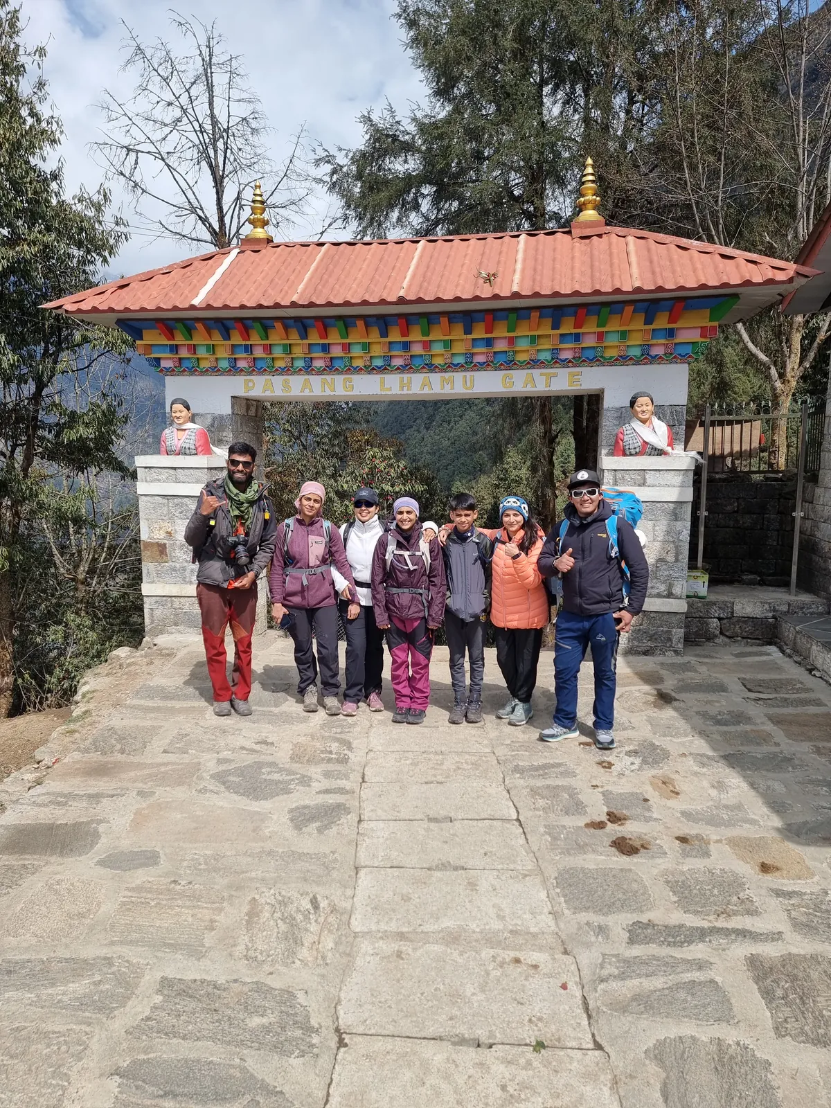 Everest Base Camp group trip with One in the Orange Jacket.