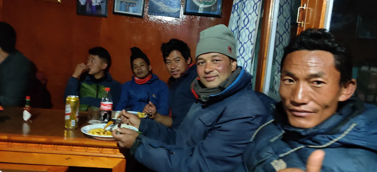 Everest Base Camp group trip with One in the Orange Jacket.