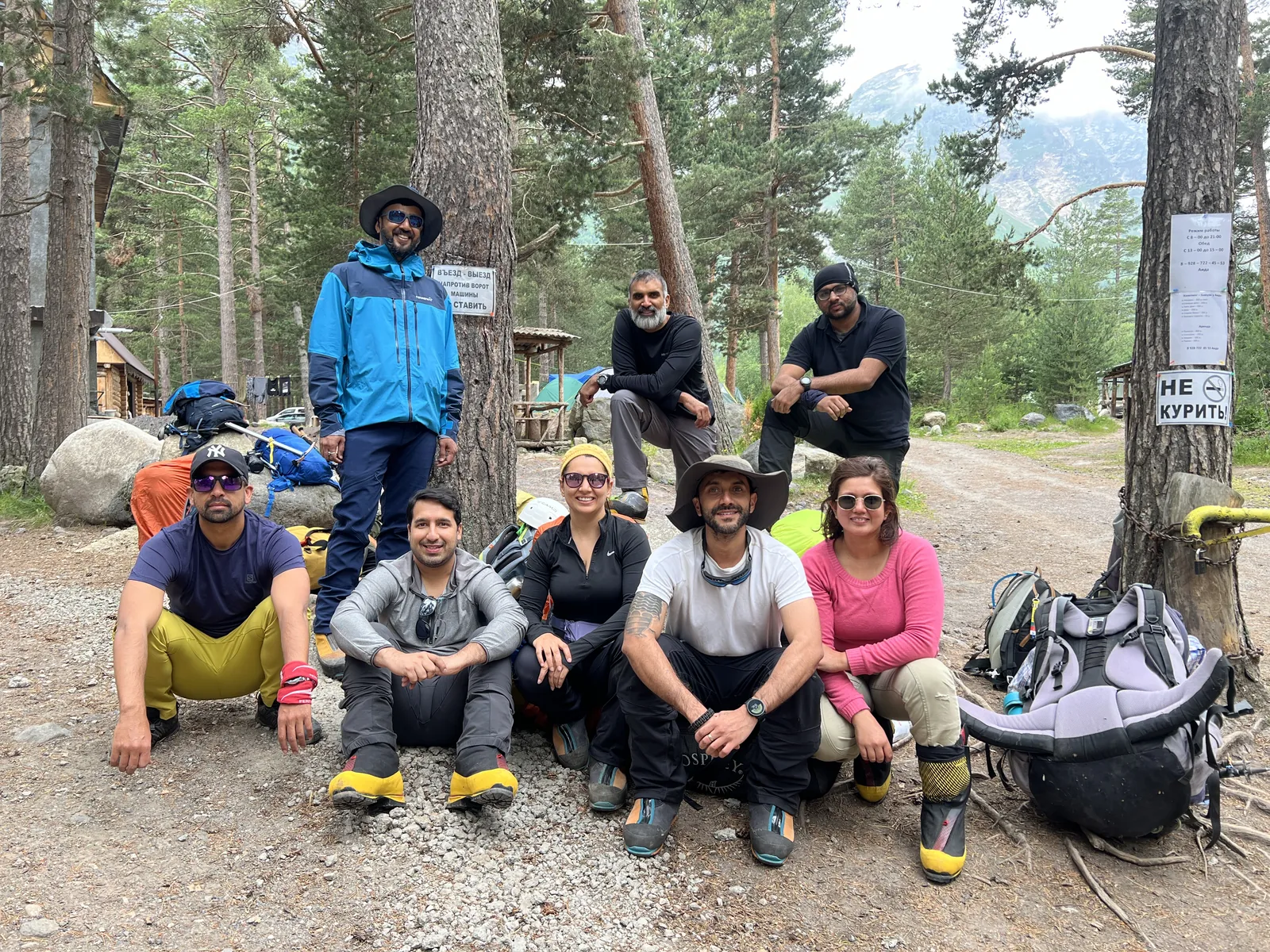 Mount Elbrus group trip with One in the Orange Jacket.