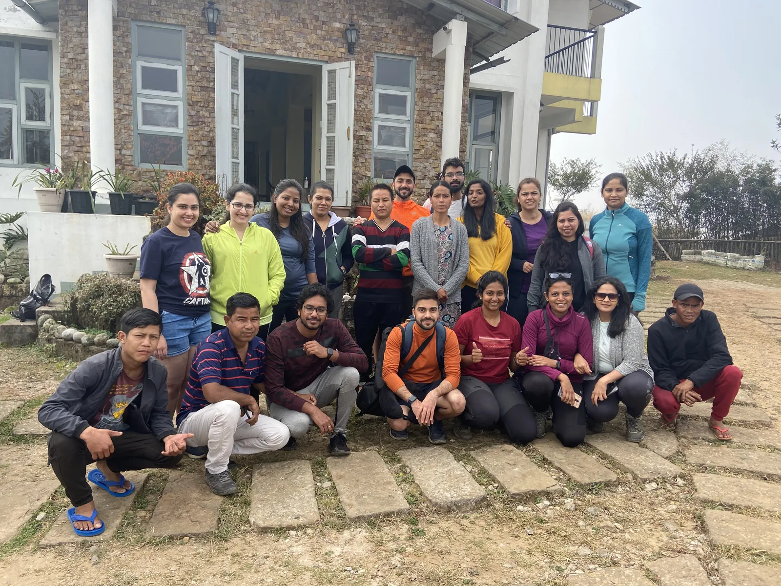 Large camaraderie experience on the Meghalaya group trip with One in the Orange Jacket.