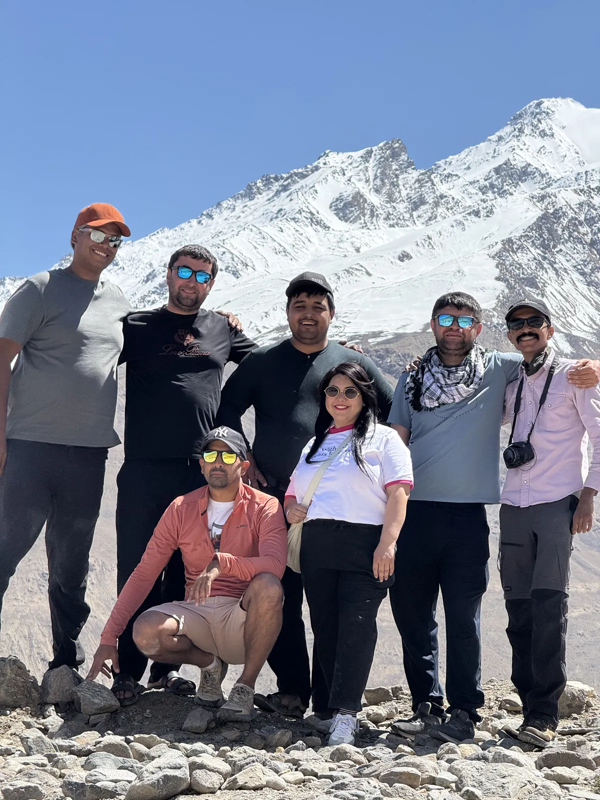 Pamir Highway group trip with One in the Orange Jacket.