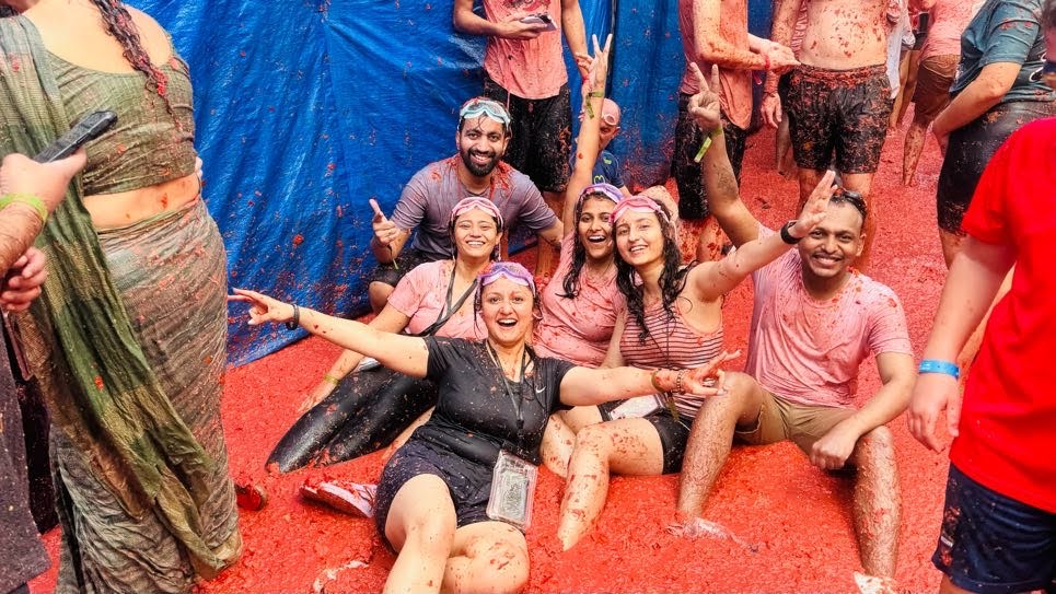 La Tomatina aftermath