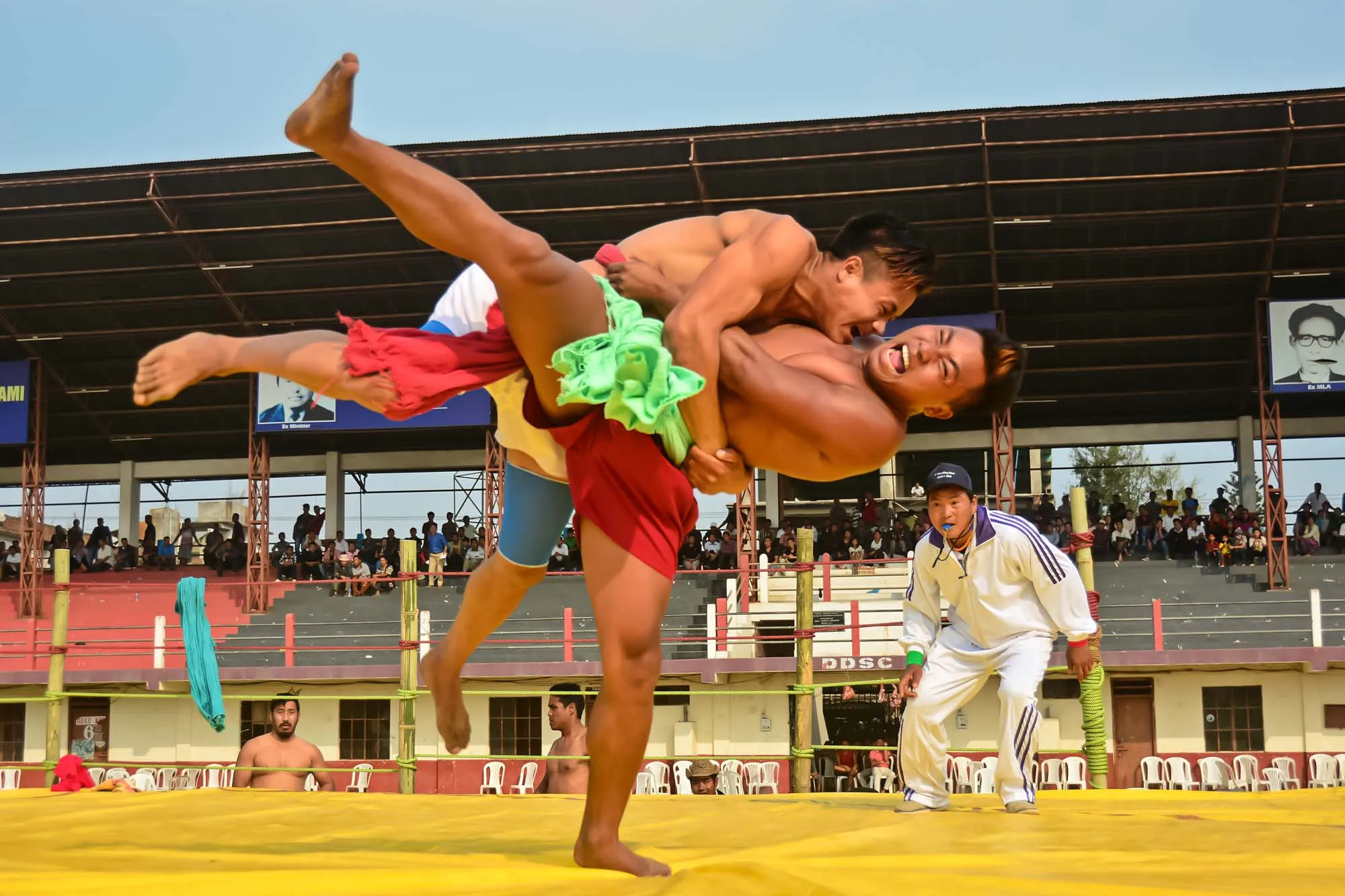 Unleashing the Spirit of Naga Wrestling Competition at Hornbill Festival