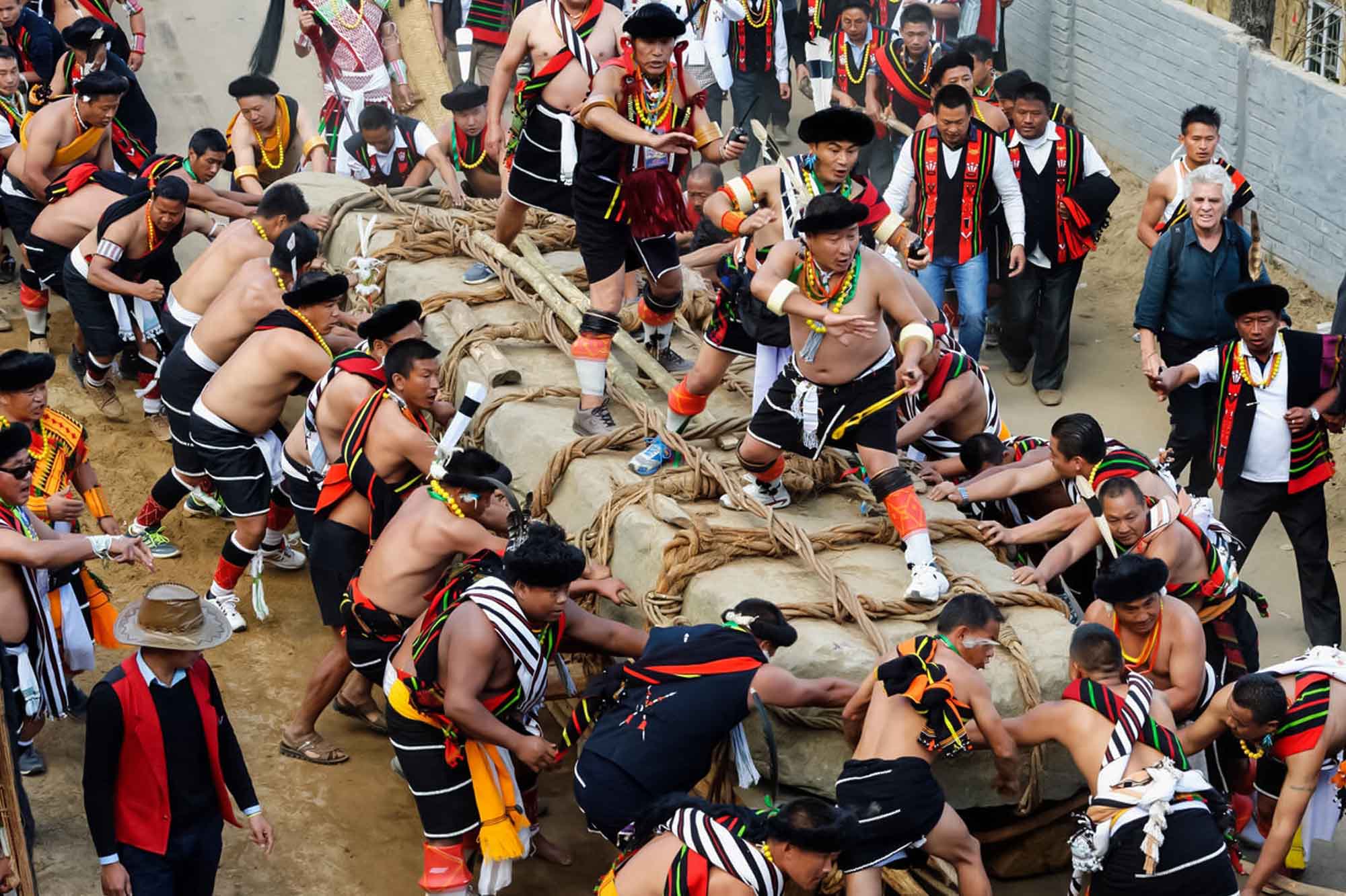 Stone Pulling Ceremony in Hornbill Festival: An Amazing Cultural Extravaganza