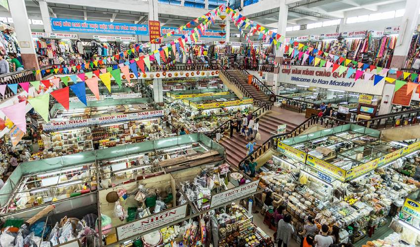 Wander through the colorful Han Market for local shopping