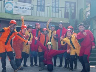 best meghalaya group trip orange jacket adventures2