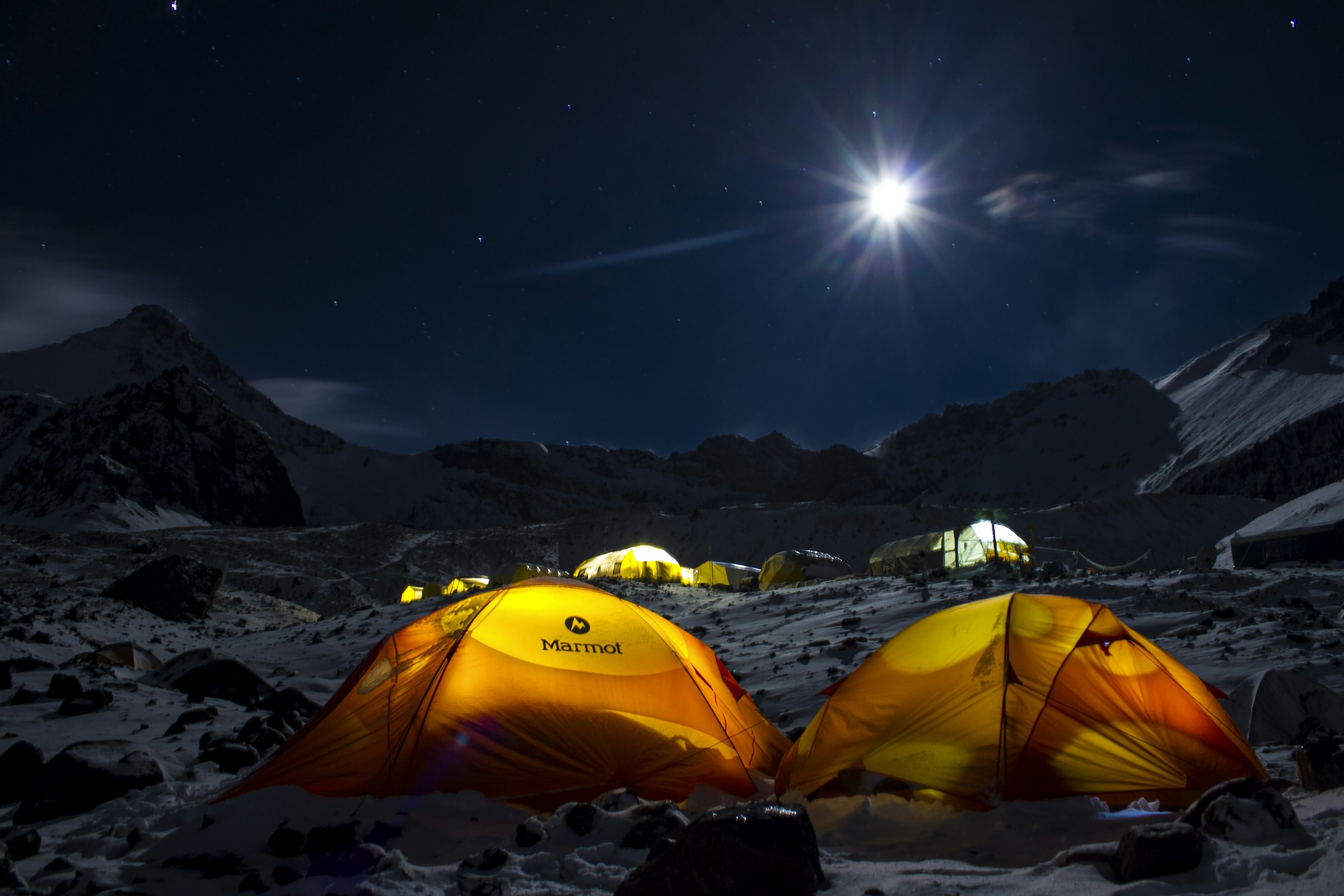 Aconcagua Day 13, MOVE TO CAMP 3 COLERA 5,970M · LIGHT LOAD