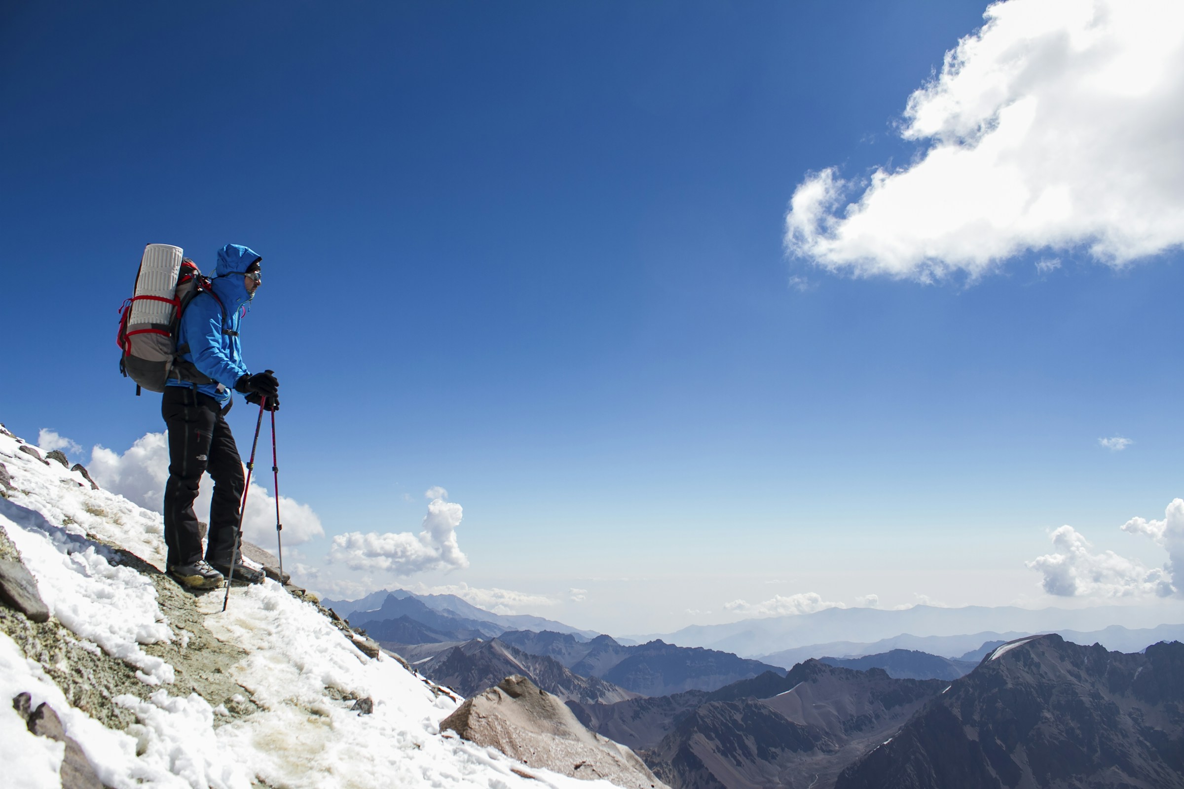 Aconcagua Day 7, ACCLIM CLIMB MT BONETE 5,100M · BACK TO BC