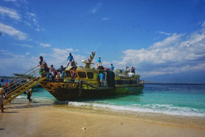 Gili T beach