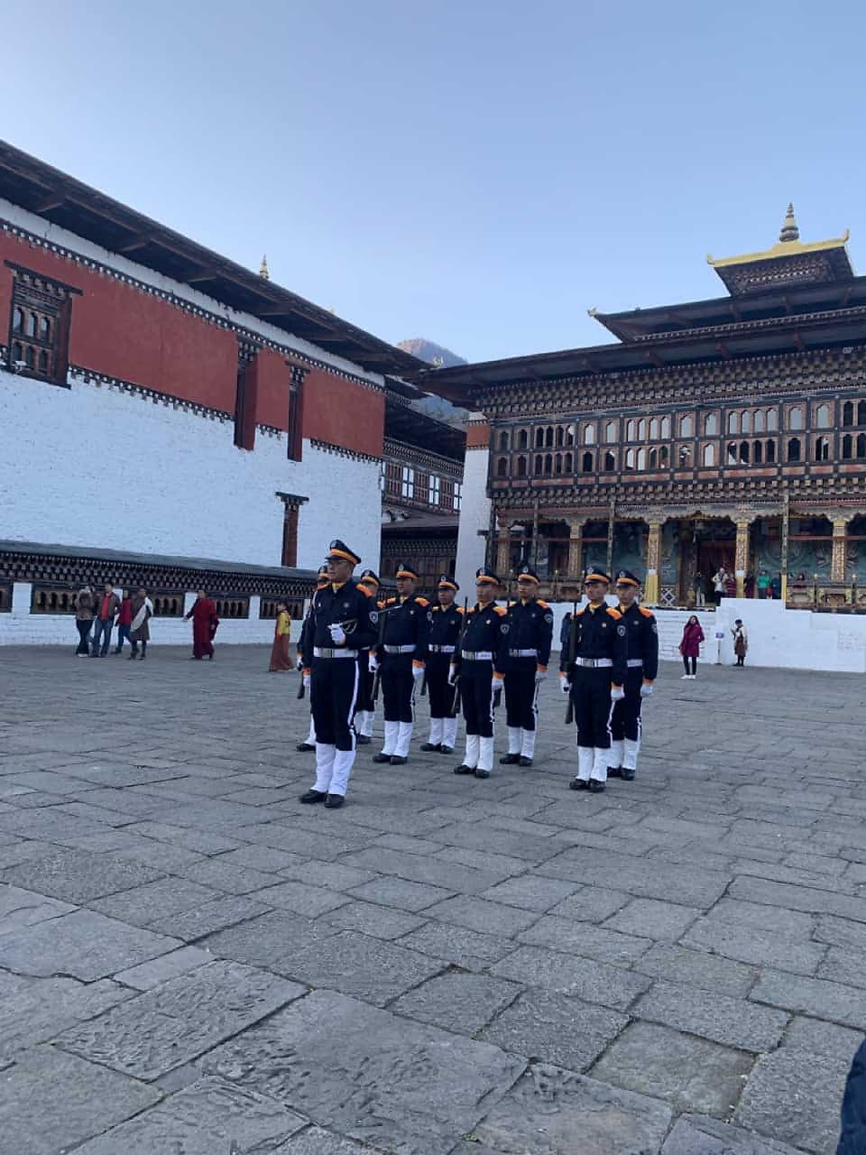 Scenic drive through Bhutan