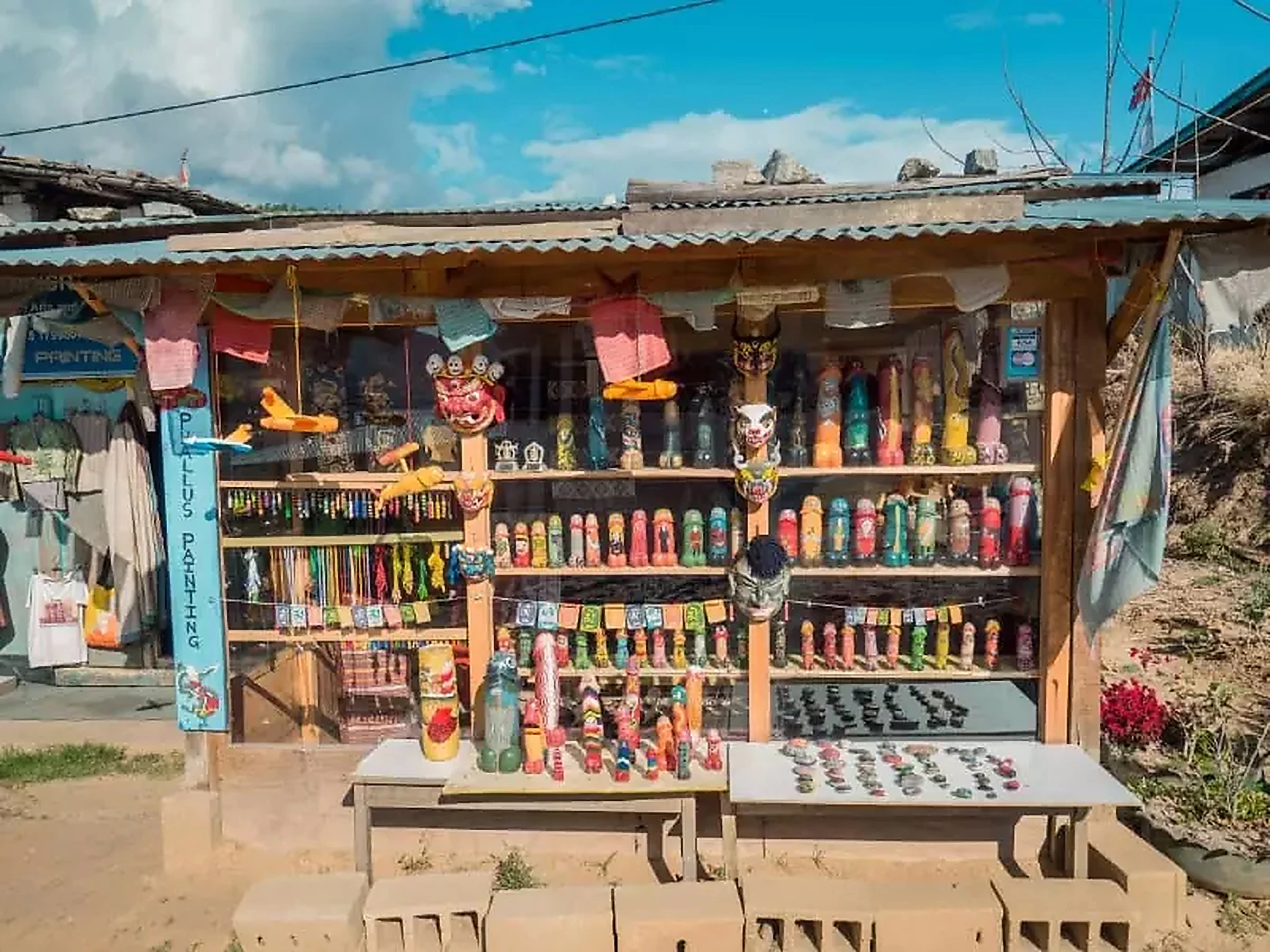 Chimi Lhakhang fertility temple souvenirs