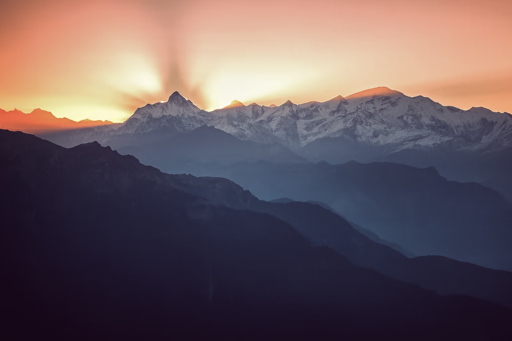 Sunrise at Chandrashila