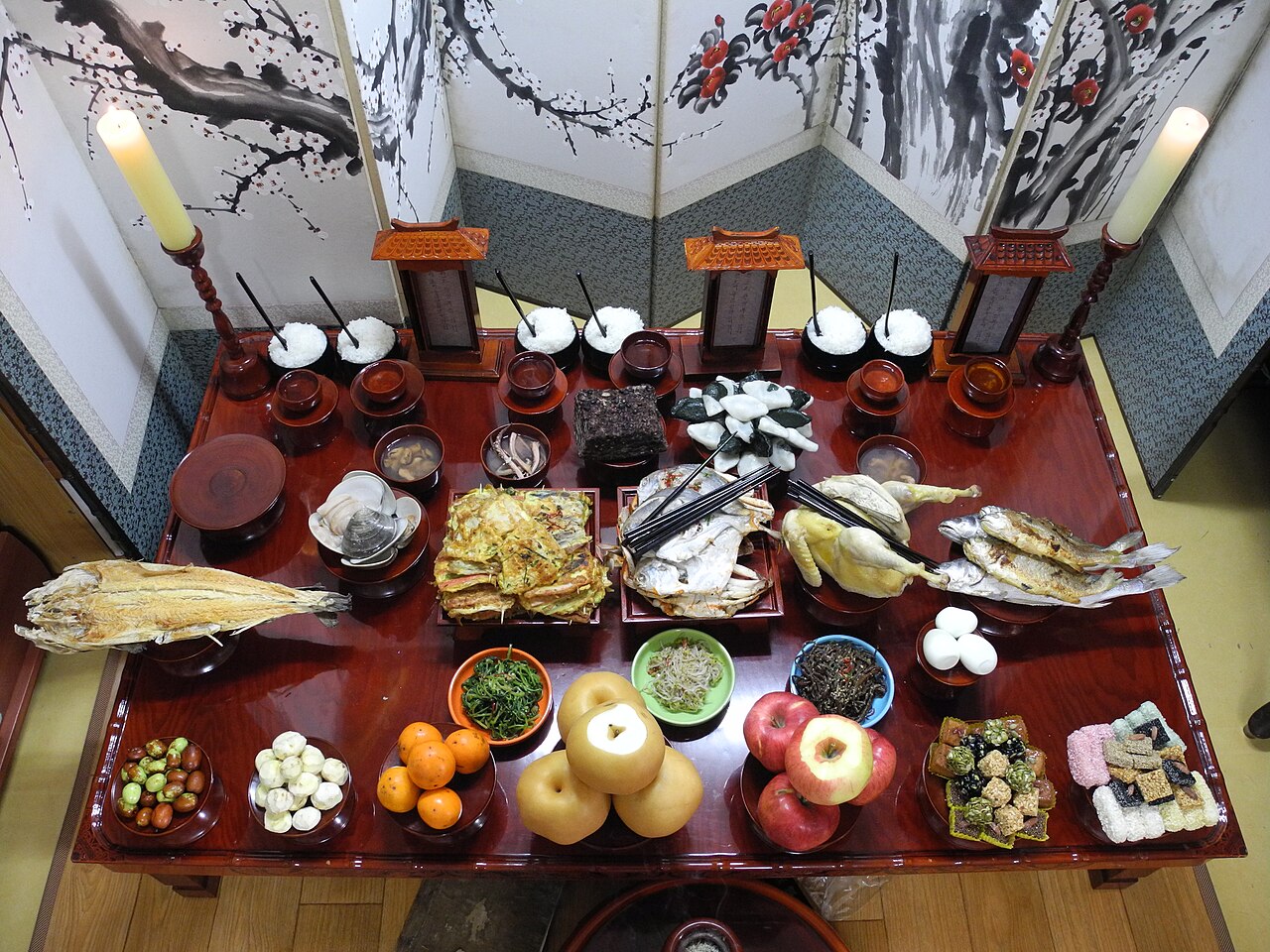 Chuseok travel scene