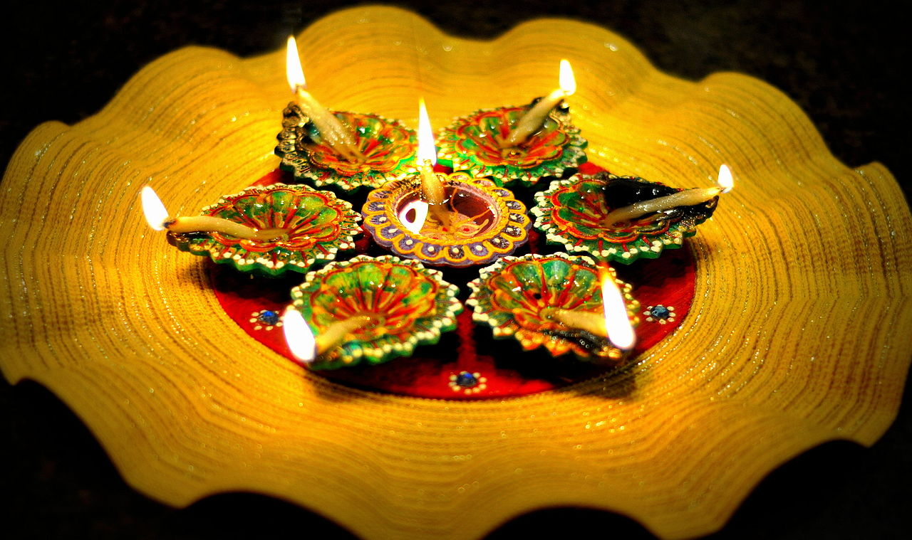 Diwali travel scene