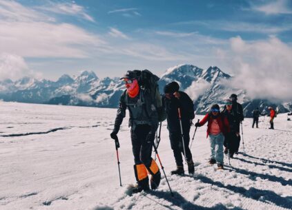 Summit day ascent