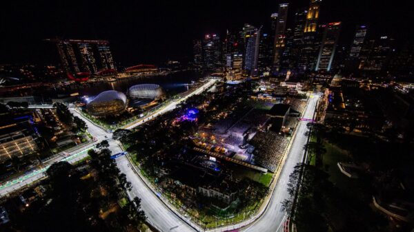 Singapore GP race action (Getty)