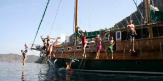 Greece travel scene
