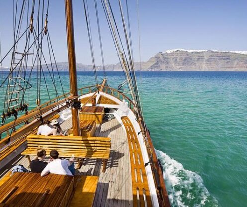 Greece travel scene