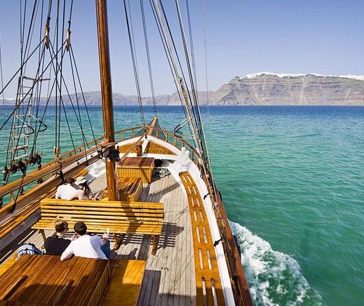 Santorini volcano hot springs