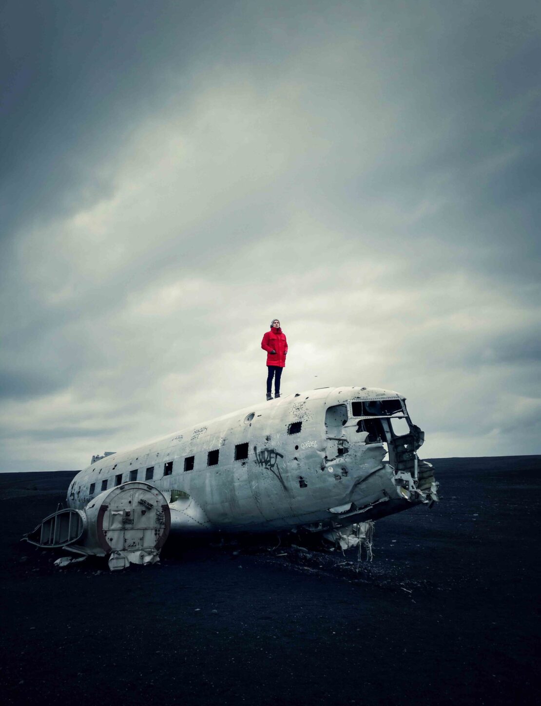 Sólheimasandur plane