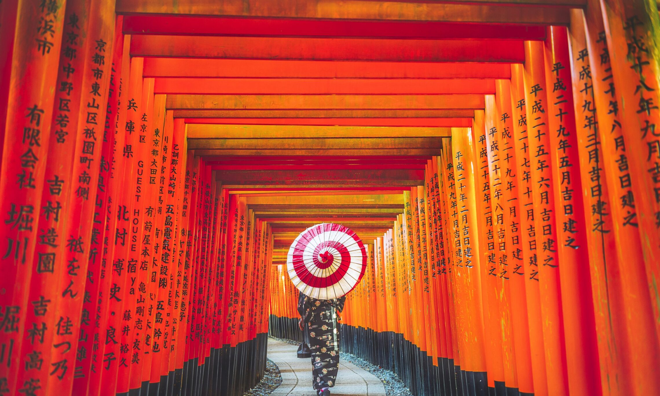 Japan, Day 6: KYOTO: TORII GATES AND KIMONO (photo 1 of 4)