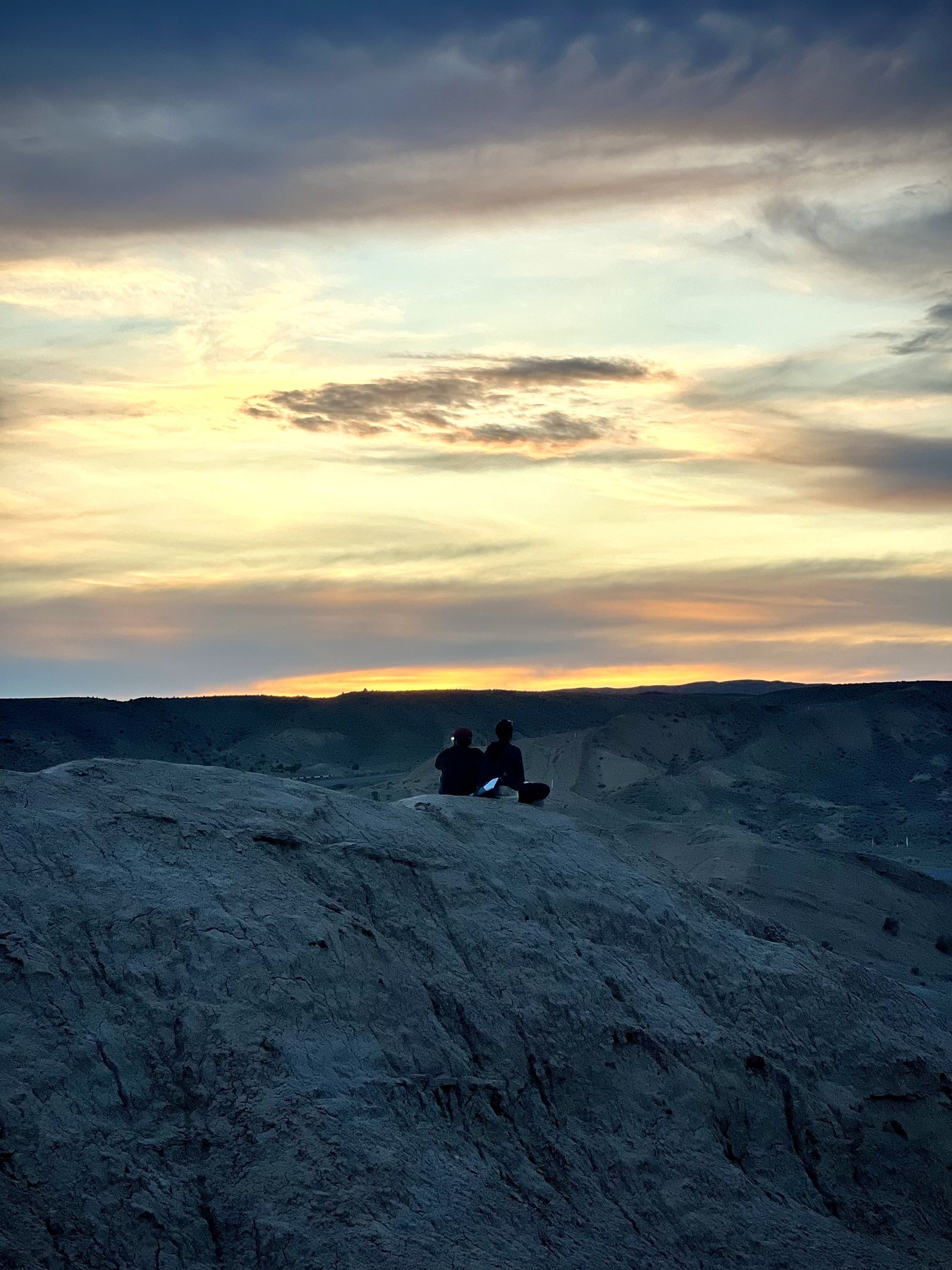 Sunset from the rim of Charyn Canyon