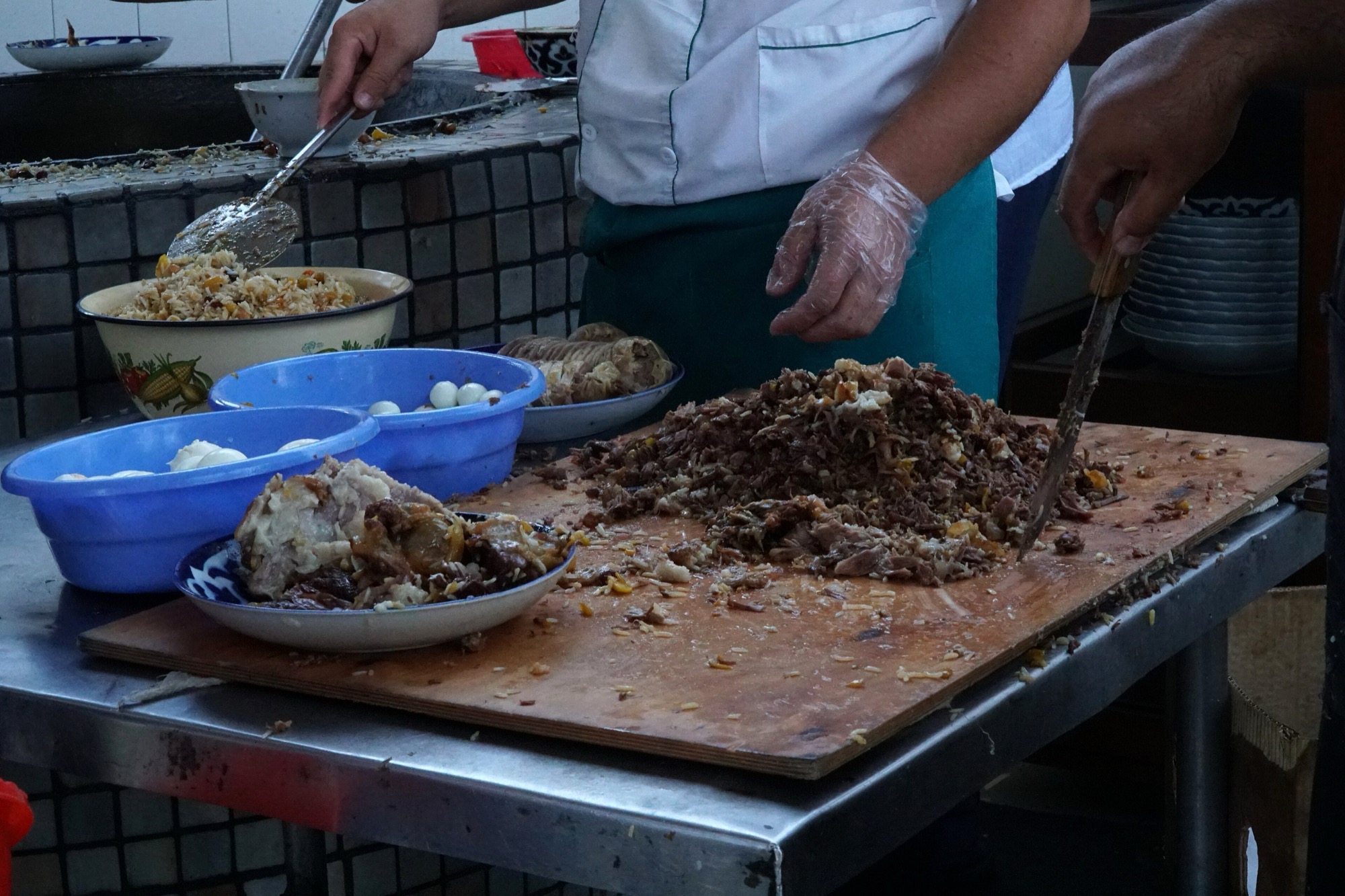 A plate of Uzbek plov