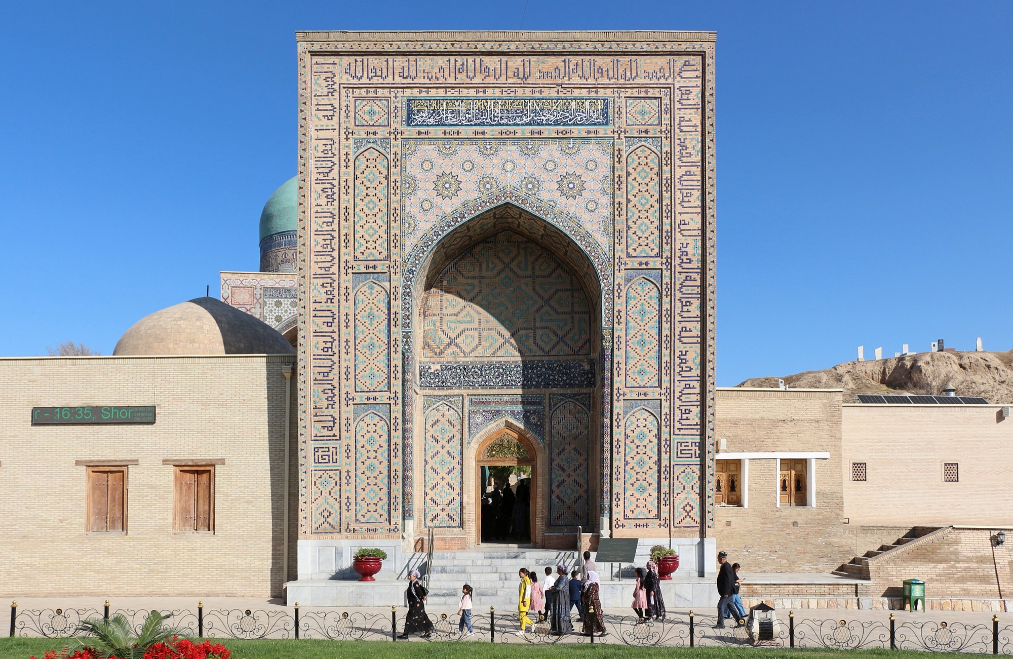 The tiled corridor at Shah-i-Zinda, Samarkand
