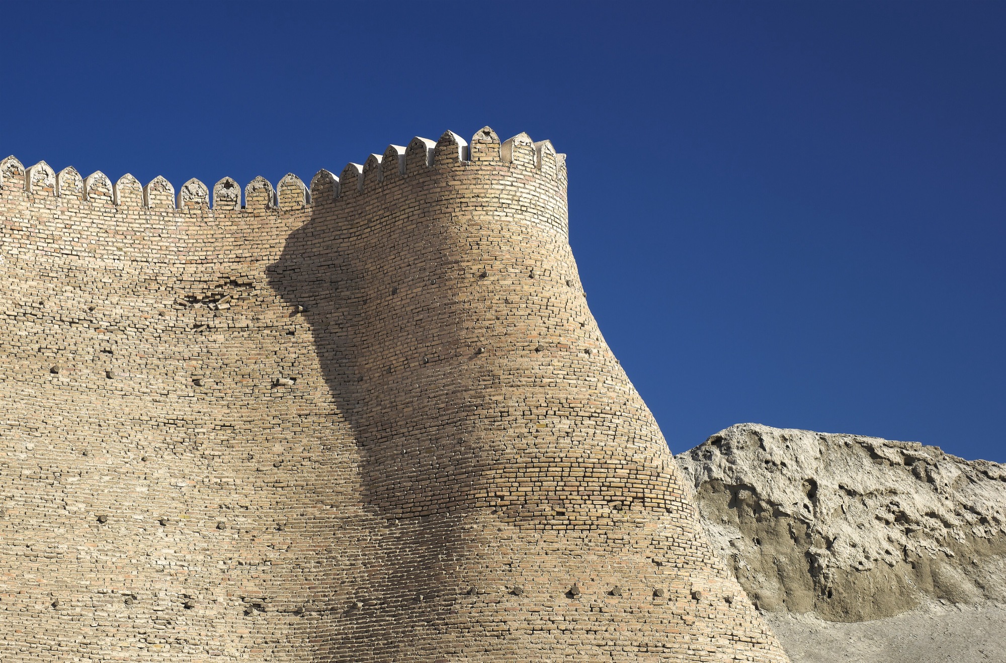 The walls of the Ark fortress, Bukhara