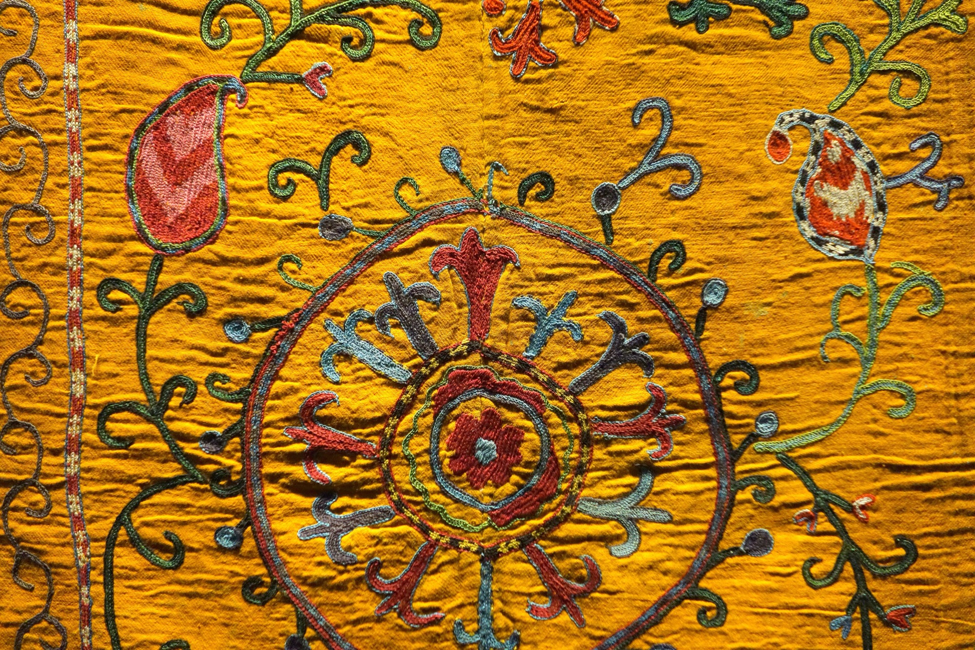 Uzbek suzani embroidery
