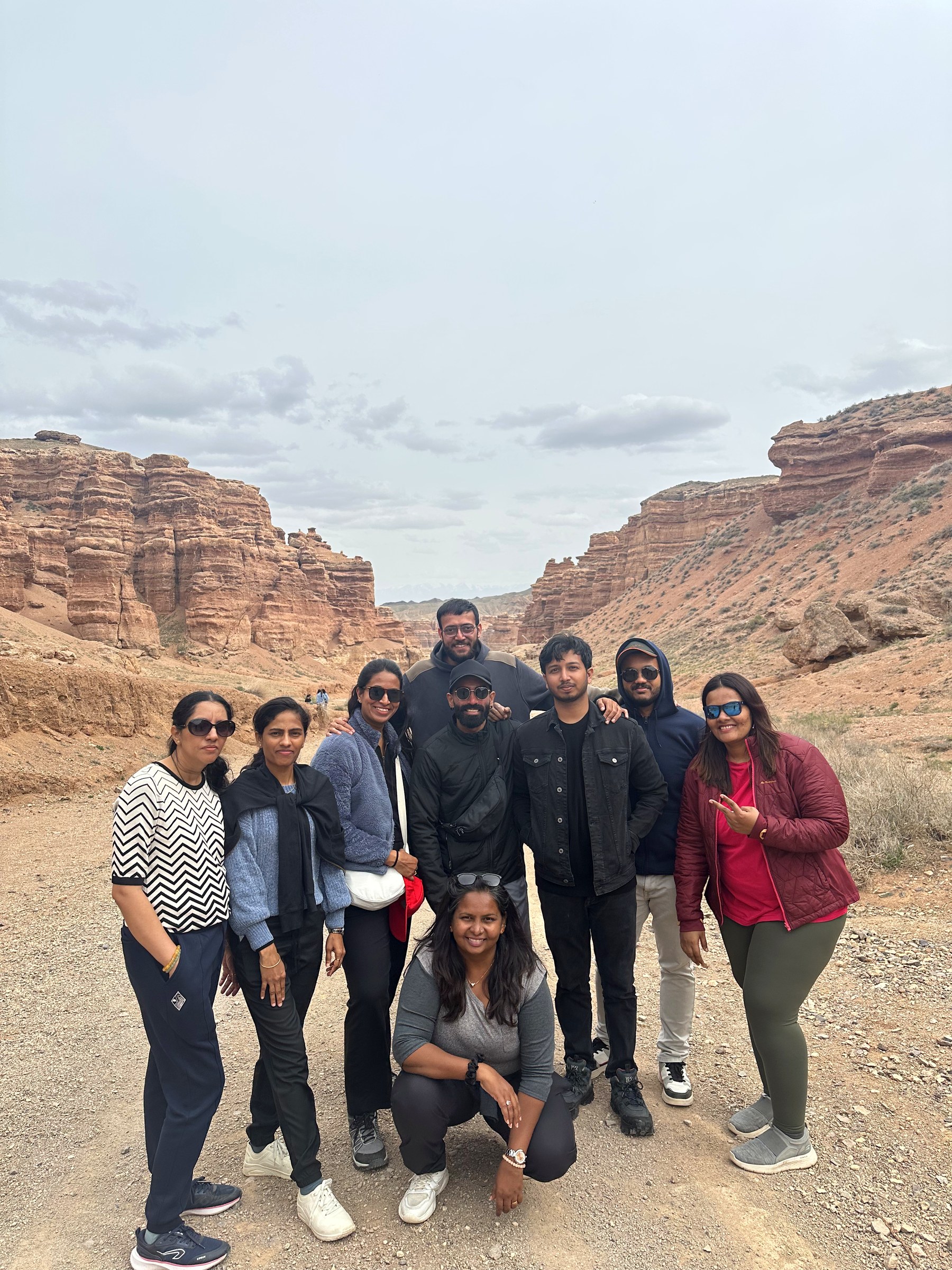 Our group in Charyn Canyon