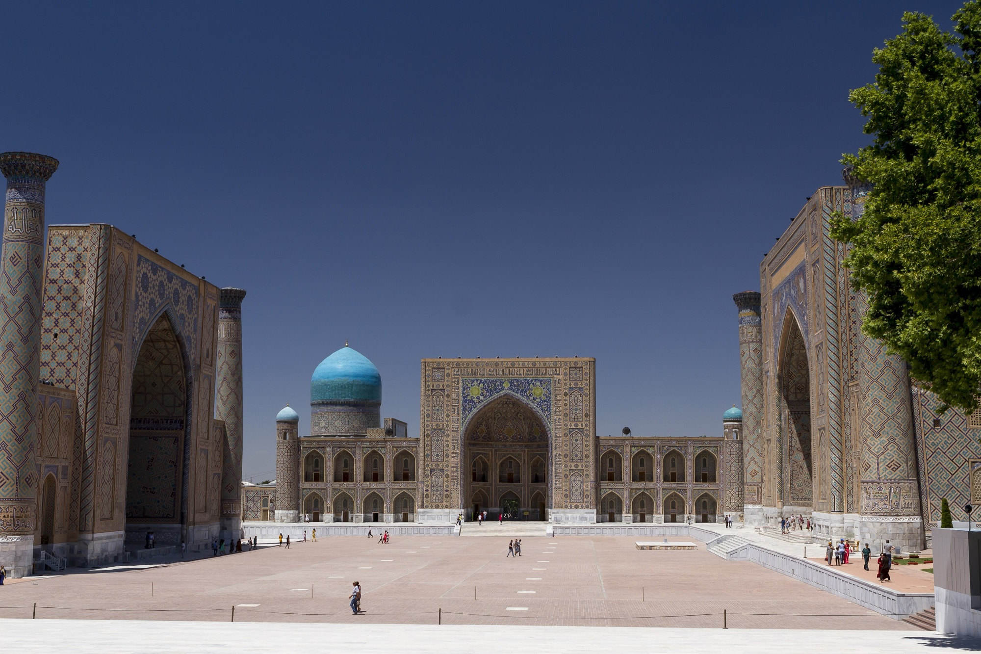The three madrasas of the Registan, Samarkand