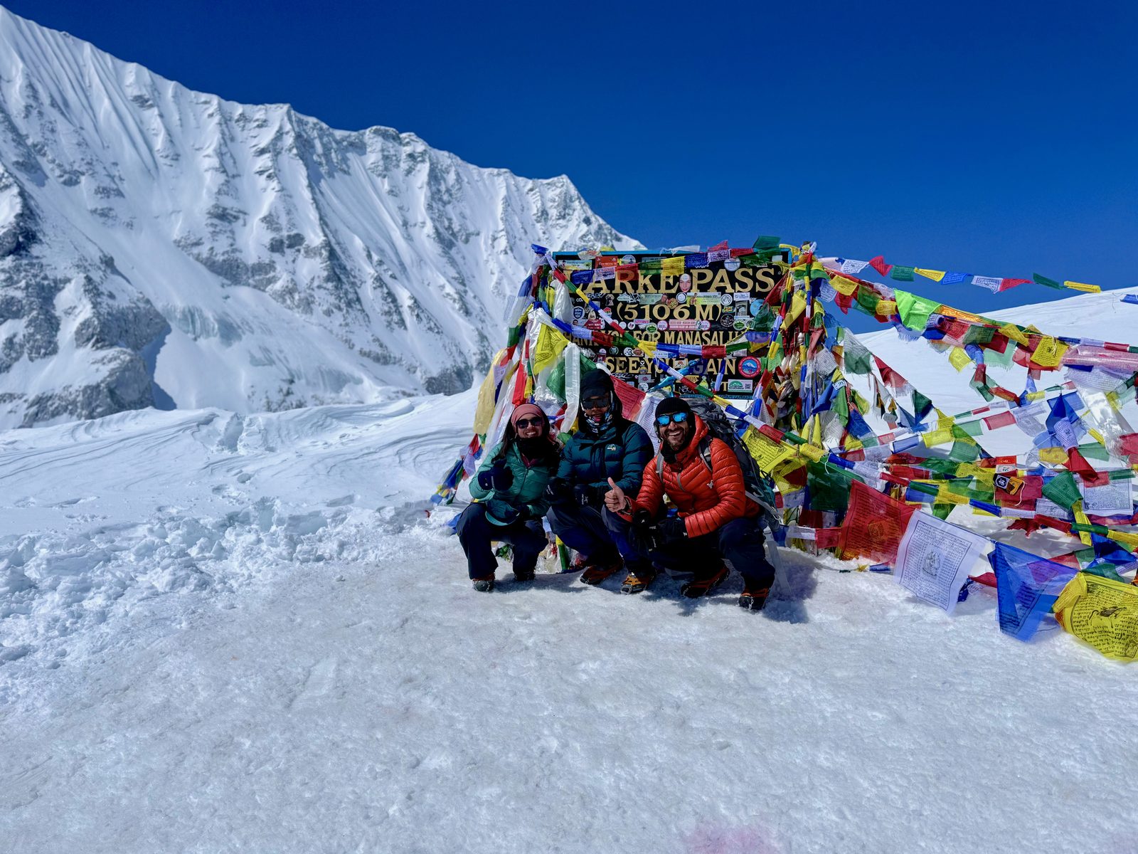 Himlung Himal from the pass
