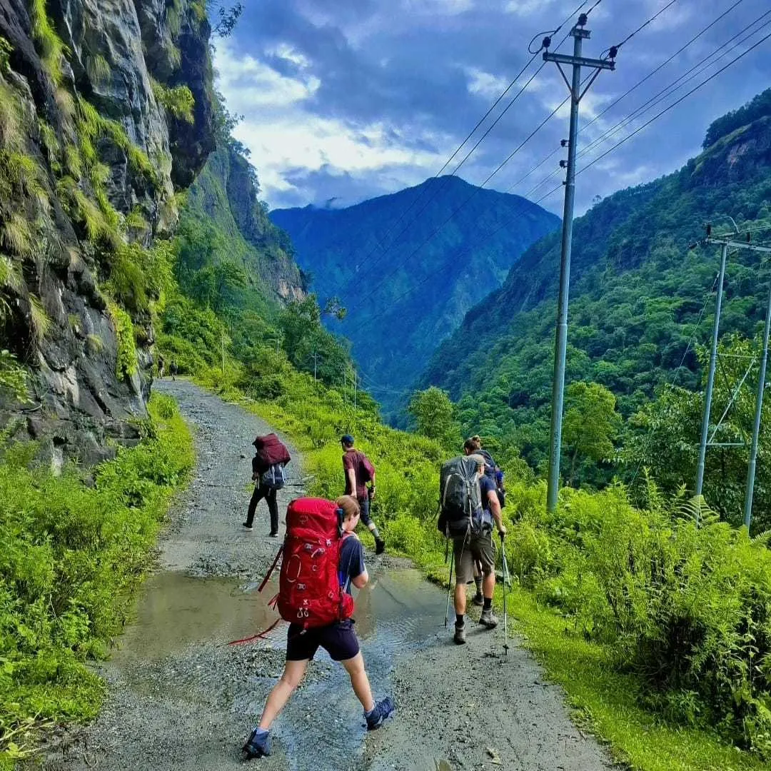 Machhakhola to Jagat