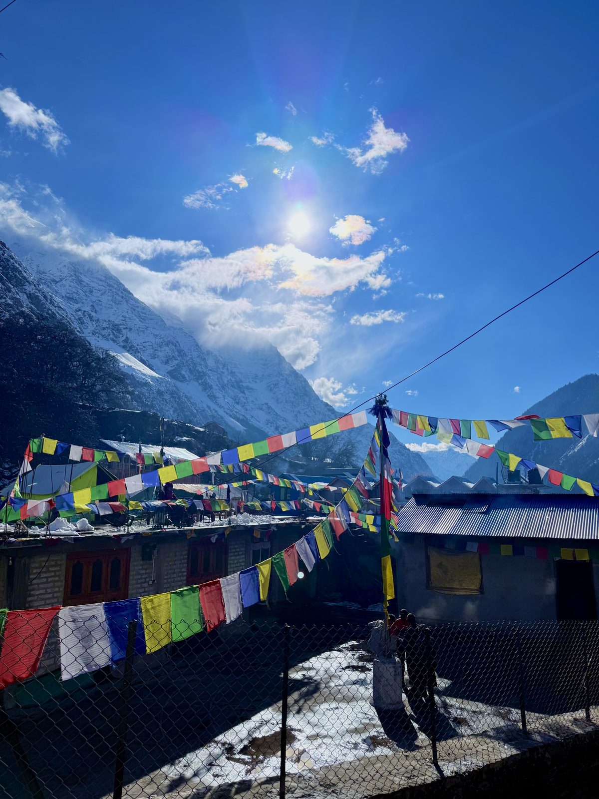 SamaGaon village rooftops