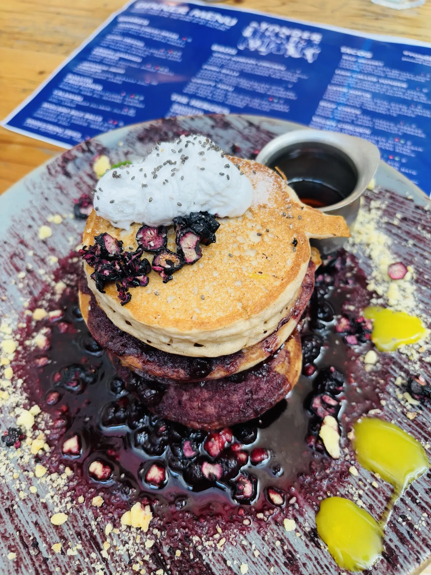 New zealand trip food detail close up pancakes