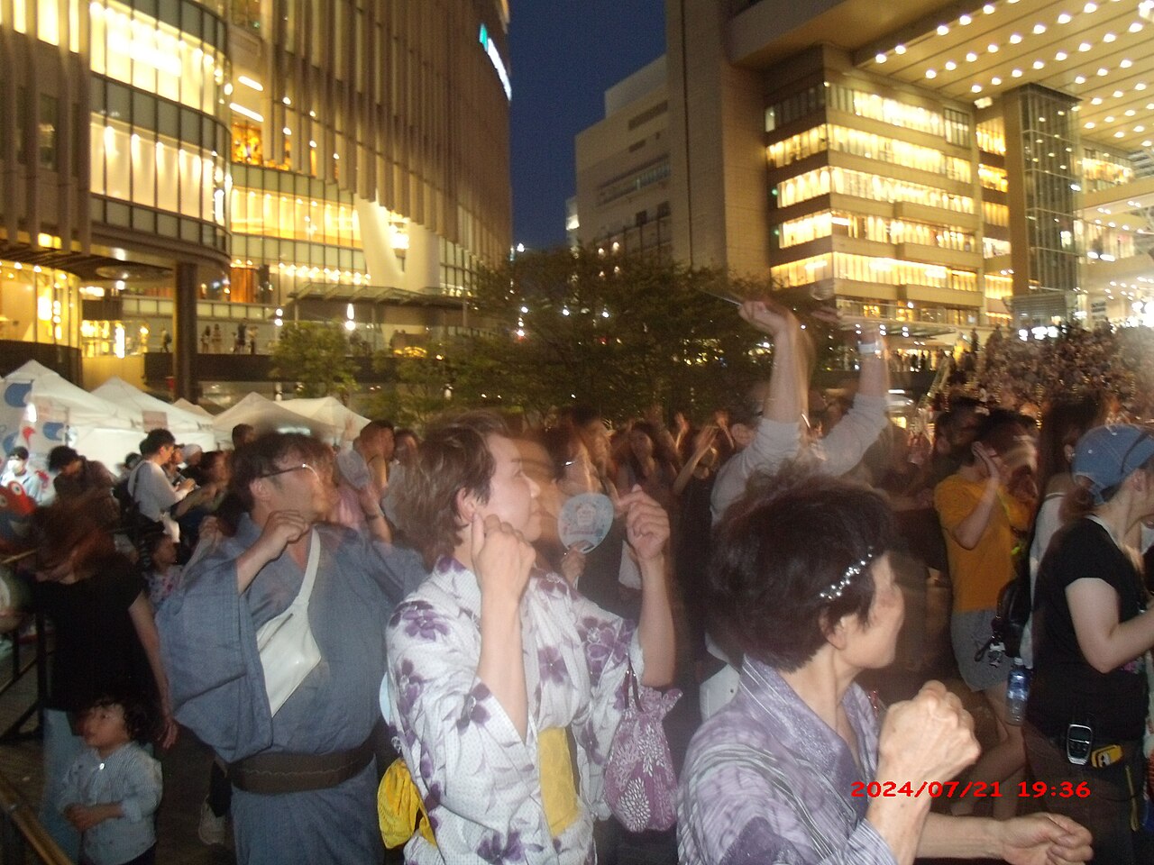 Obon travel scene