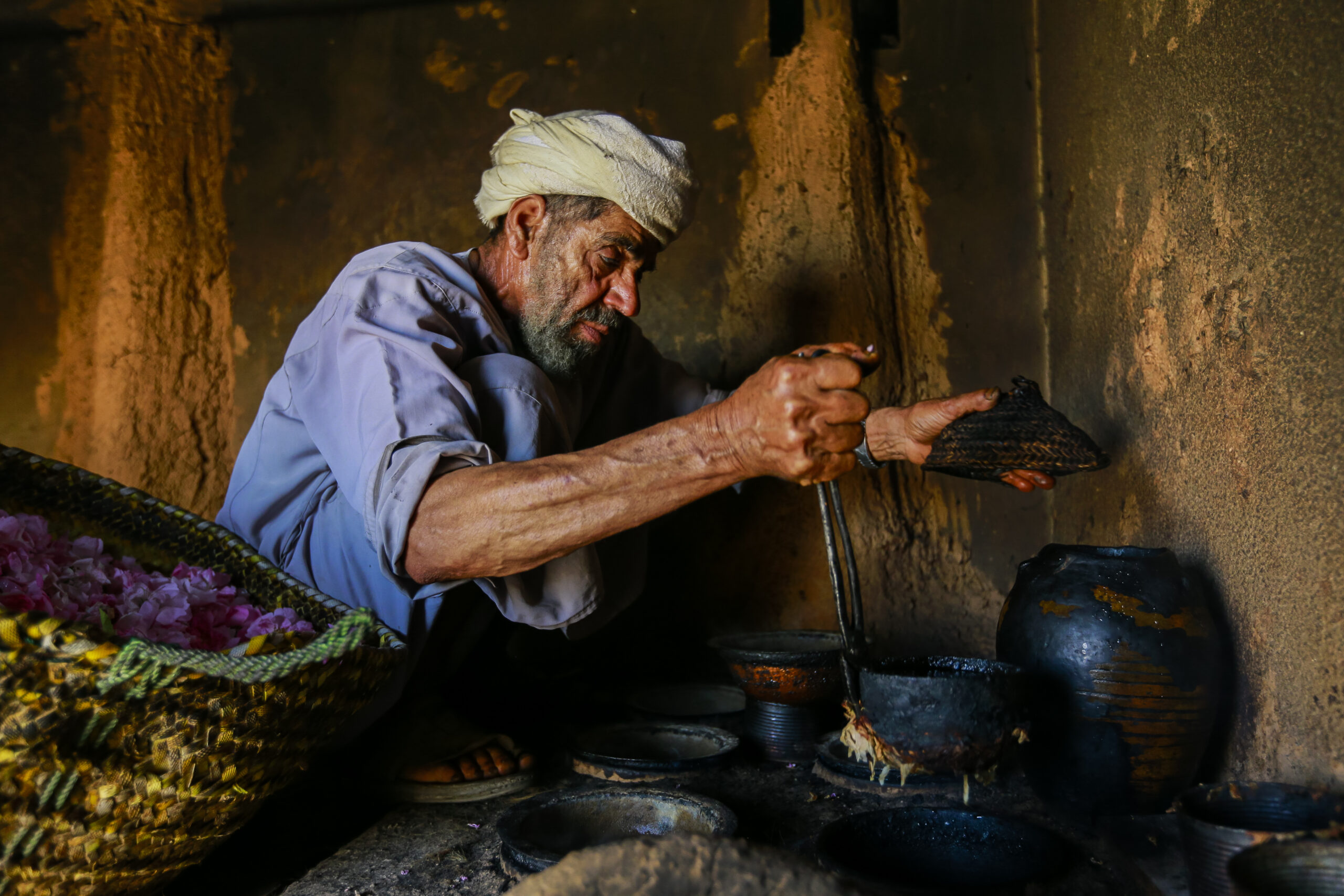 Rosewater Making