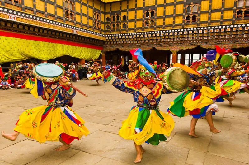 Bhutan travel scene