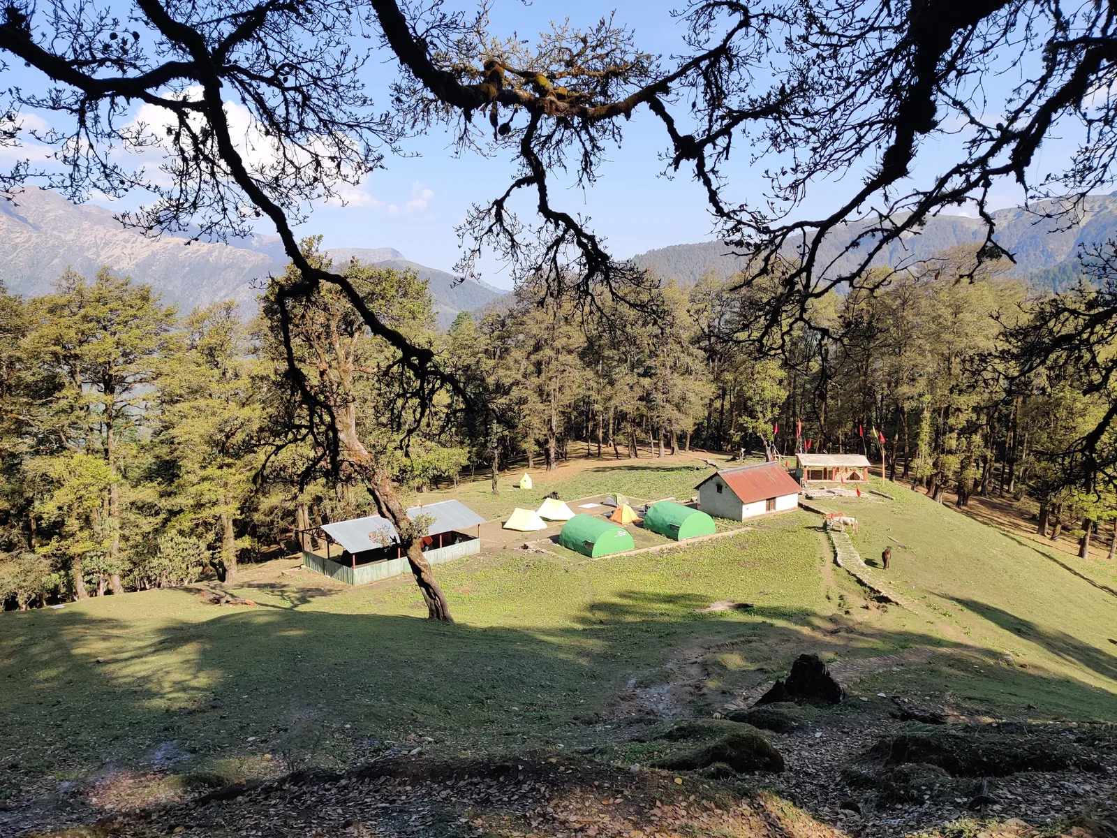 Forest camp at Gehroli Patal