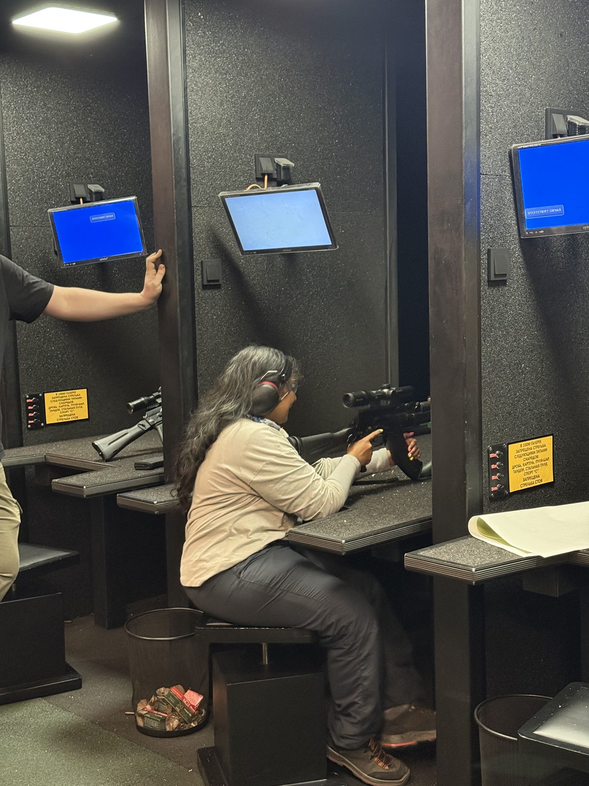 OJ tripper at the shooting range