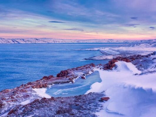 Teriberka coast Arctic