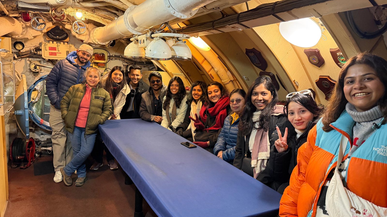 The OJ group inside the C-189 submarine