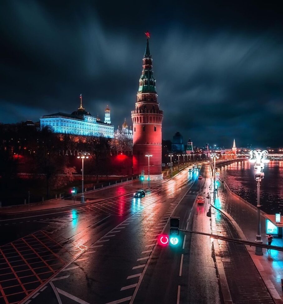 Moscow Red Square evening