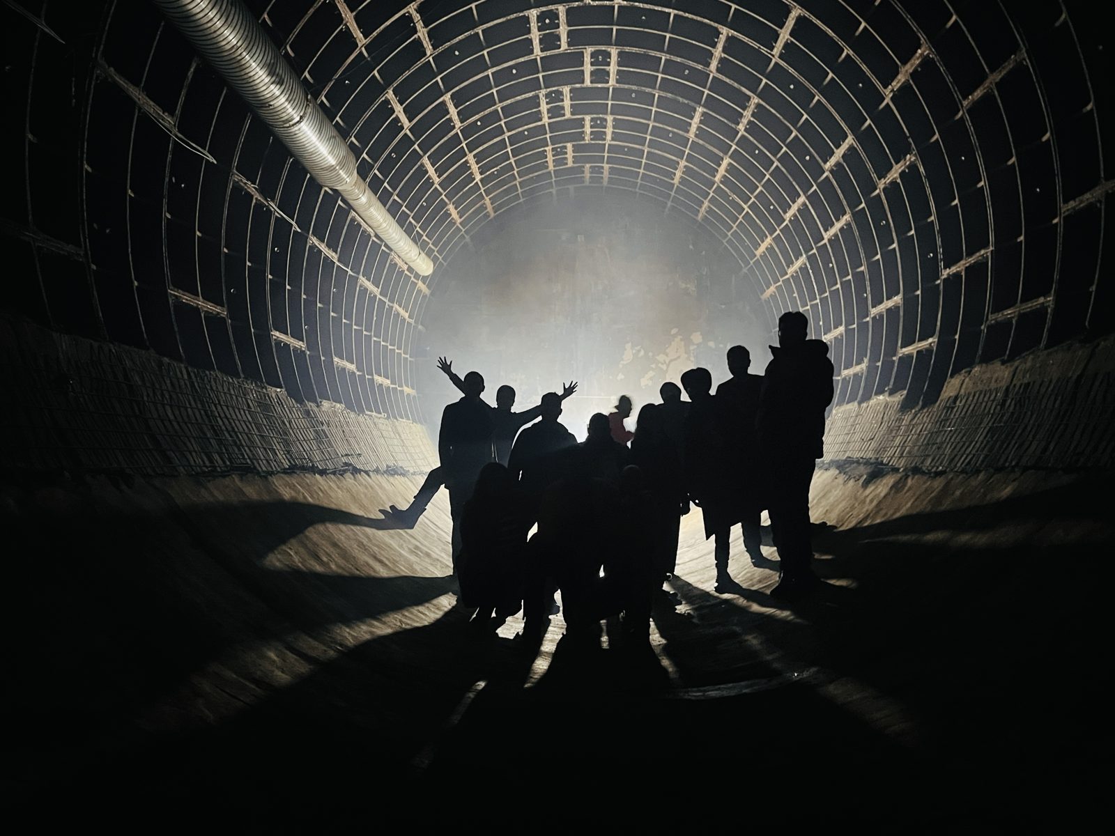The OJ group in a tunnel in Moscow