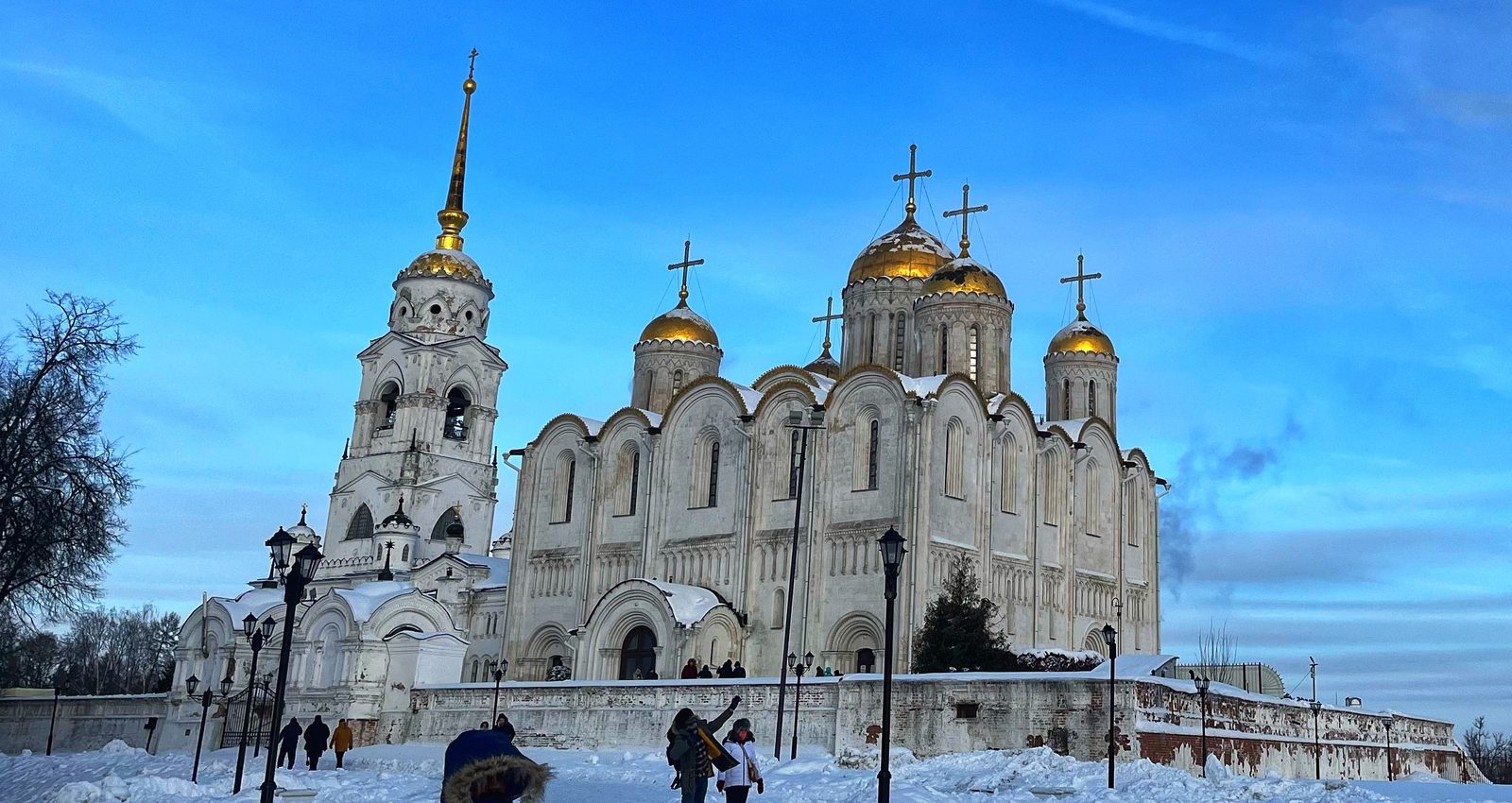 Assumption Cathedral in Vladimir in winter